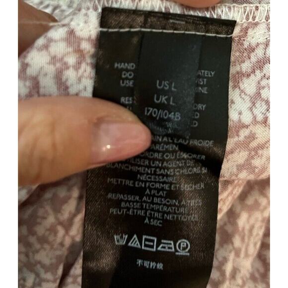 Free People Red Dancing in the Dark Open Back Women's Mini Dress Size L - Picture 4 of 6